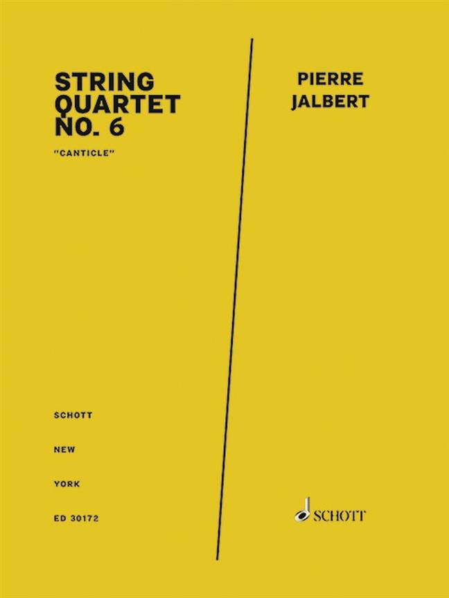 String Quartet No. 6 (JALBERT PIERRE)