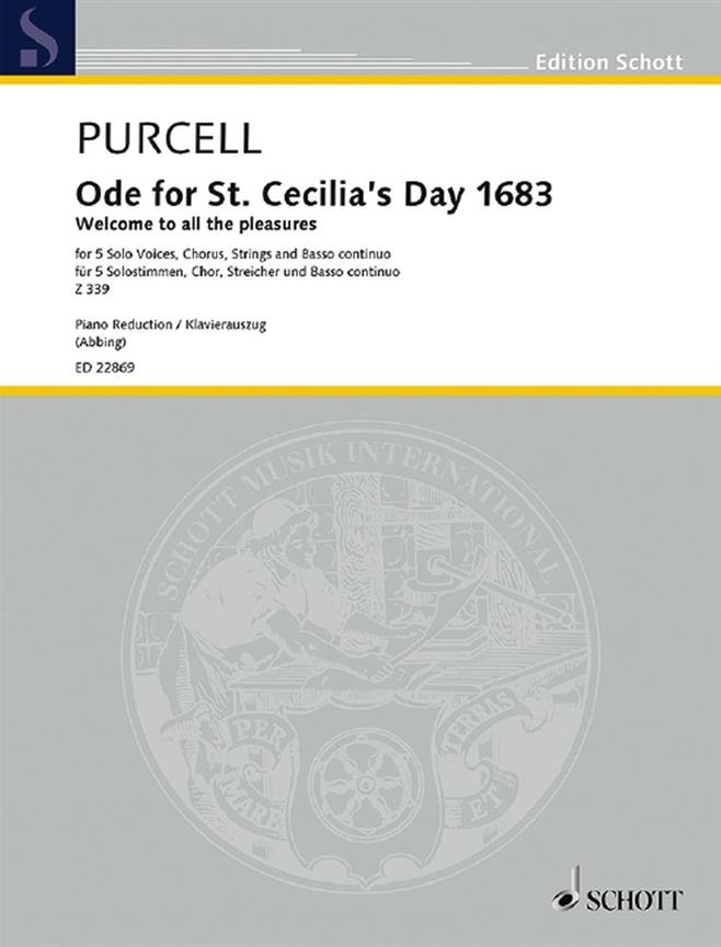 Ode For St. Cecilia's Day 1683 (PURCELL HENRY)