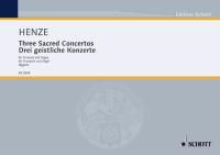 Three Sacred Concertos (HENZE HANS WERNER)