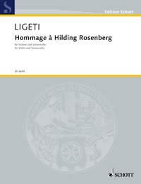 Hommage à Hilding Rosenberg (LIGETI GYORGY)