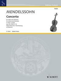 Concerto E minor op. 64 MWV O 14 (MENDELSSOHN-BARTHOLDY FELIX)