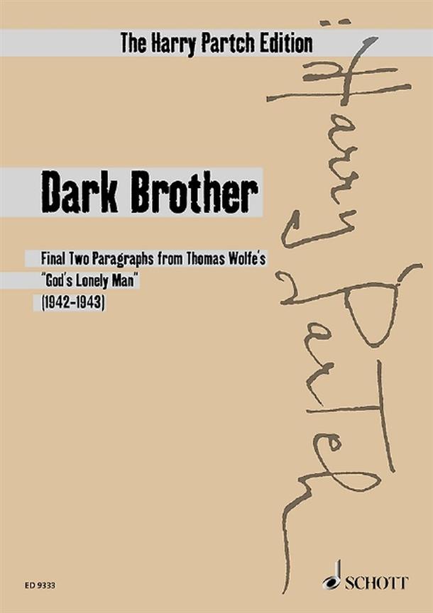 Dark Brother (PARTCH HARRY)