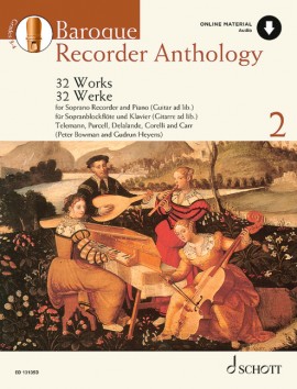 Anthologie de la flûte à bec baroque 2