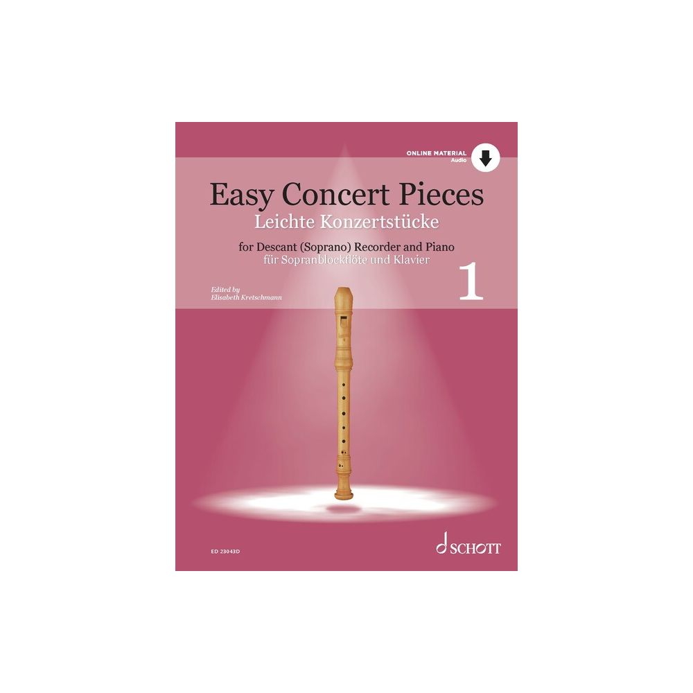 Easy Concert Pieces Vol. 1 (KRETSCHMANN ELISABETH ED.)