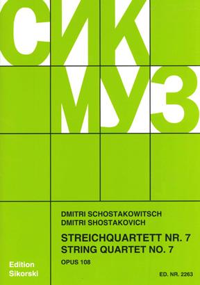 Quatuor A Cordes N07 Op. 108 (CHOSTAKOVITCH DIMITRI)