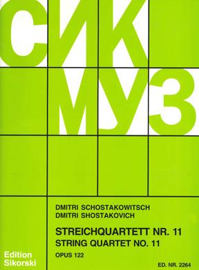 Quatuor A Cordes N011 Op. 122 (CHOSTAKOVITCH DIMITRI)