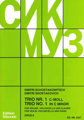 Piano Trio Op. 8 N01 (CHOSTAKOVITCH DIMITRI)
