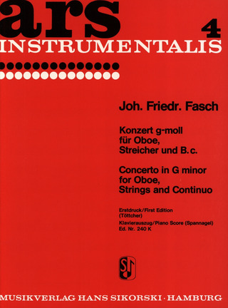Concerto En Sol Mineur (G-Moll) (FASCH)