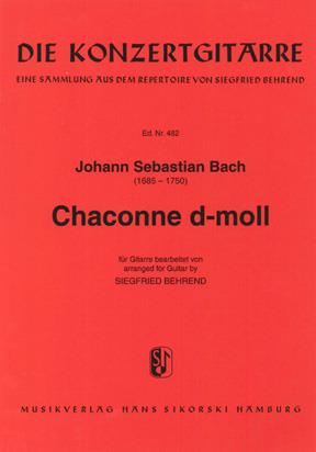 Chaconne En Re Mineur (D-Moll) (BACH JOHANN SEBASTIAN)