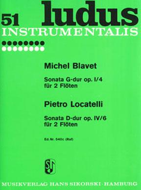 Blavet:Sonate Sol Maj (G-Dur) (BLAVET / LOCATELLI)