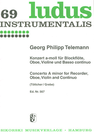 Concerto En La Mineur (A-Moll) (TELEMANN GEORG PHILIPP)