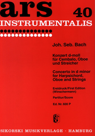 Double Concerto Re Min (D-Moll) (BACH JOHANN SEBASTIAN)