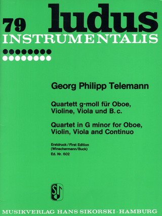 Quatuor En Sol Mineur (G-Moll) (TELEMANN GEORG PHILIPP)