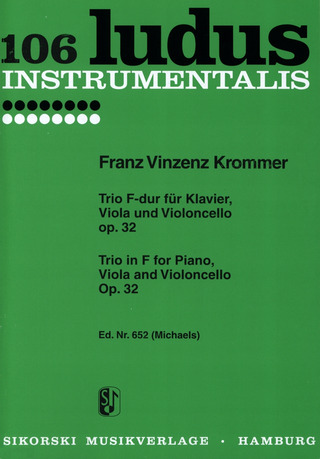 Trio En Fa Majeur (F-Dur) Op. 32 (KROMMER FRANZ)