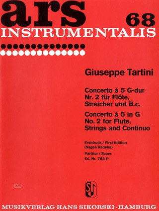 Concerto A 5 En Sol Maj (G-Dur) (TARTINI GIUSEPPE)