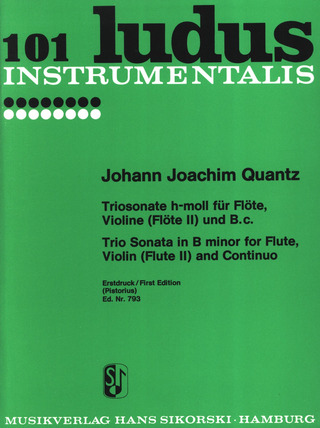 Sonate En Trio En Si Mineur (QUANTZ JOHANN JOACHIM)