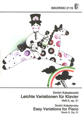 5 Variations Faciles Op. 51 (KABALEVSKY DIMITRI)