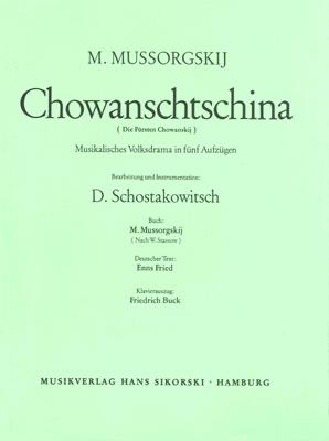 Chowanschtschina (MOUSSORGSKY MODESTE)