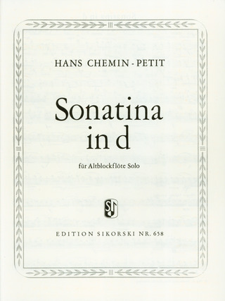 Sonatine En Re (D) (CHEMIN-PETIT HANS)