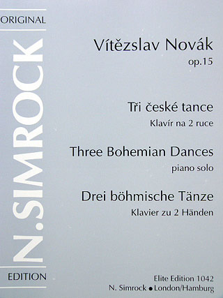 3 Bohemian Dances Op. 15 (NOVAK VITEZSLAV)