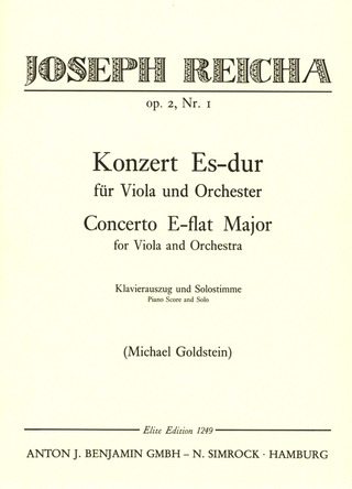 Viola Concerto In E Flat Major Op. 2/1 (REICHA JOSEF)