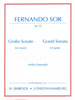Grand Sonata In C Op. 22 (SOR FERNANDO)