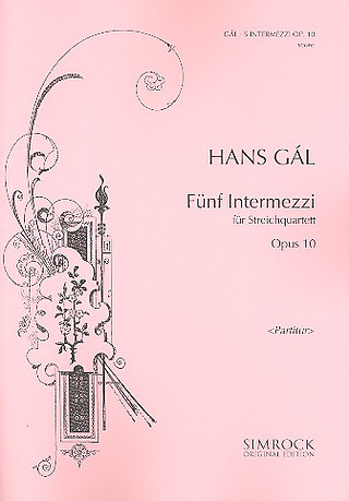 5 Intermezzi Op. 10