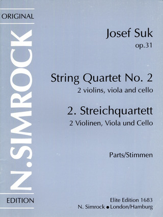 String Quartet 2 Op. 31 (SUK JOSEF)