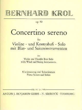 Concertino Sereno Op. 50