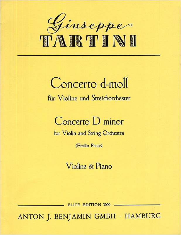 Violin Concerto In D Minor (TARTINI GIUSEPPE)