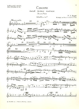 Horn Concerto D Minor (First Edition) Murray C38 (ROSETTI FRANZ ANTON (ROSLER))