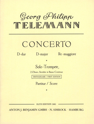 Trumpet Concerto 2 In D (TELEMANN GEORG PHILIPP)