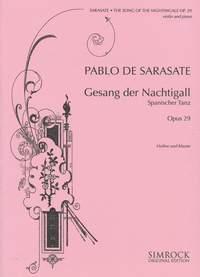 Song Of The Nightingale Op. 29 (SARASATE PABLO DE)