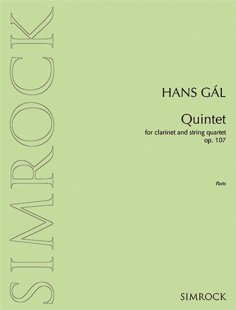 Clarinet Quintet In D Op. 107