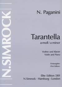 Tarantella In A Minor (PAGANINI NICCOLO)