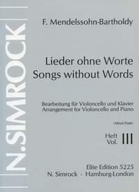 Songs Without Words Op. 62/67 Band 3