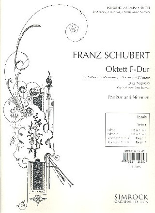 Octet F Major D 72 (SCHUBERT FRANZ)