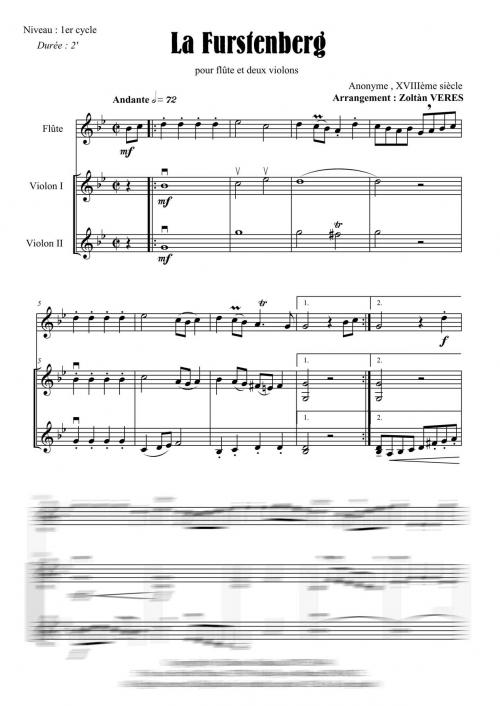 5 Pièces En Trio (Pour Flûte Et Deux Violons)