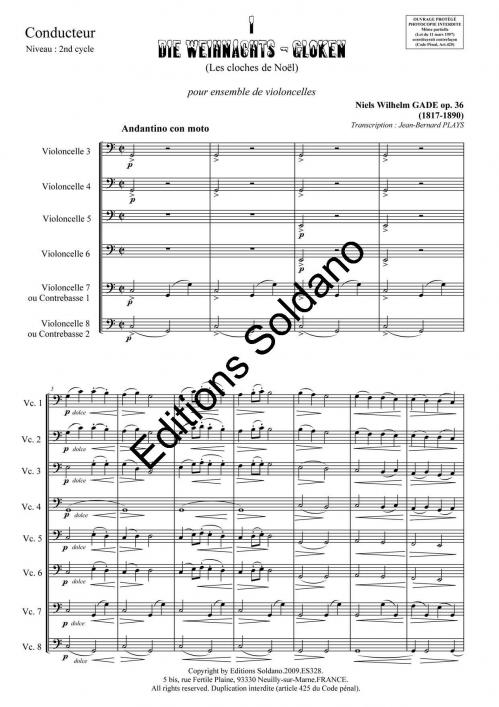 Le Noël Des Enfants (Octuor Ou Ensemble De Violoncelles) (5 Pièces)