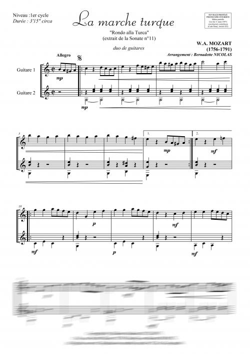 La Marche Turque (Rondo Alla Turca, Extrait De La Sonate #11)