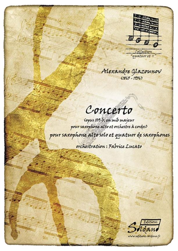 Concerto En Mib / Op. 109-B (GLAZOUNOV ALEXANDER)