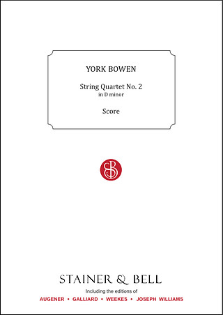 String Quartet #2 In D Minor (BOWEN YORK)