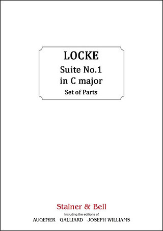Suite #1 In C Major For Strings, Continuo And Optional Woodwind (LOCKE MATTHEW)