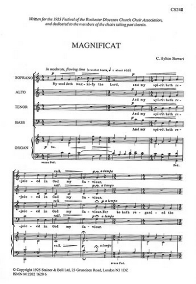 Magnificat And Nunc Dimittis In C (STEWART C)