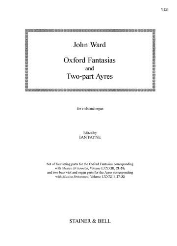 Oxford Fantasias/Two-Part Ayres. Parts (WARD JOHN)