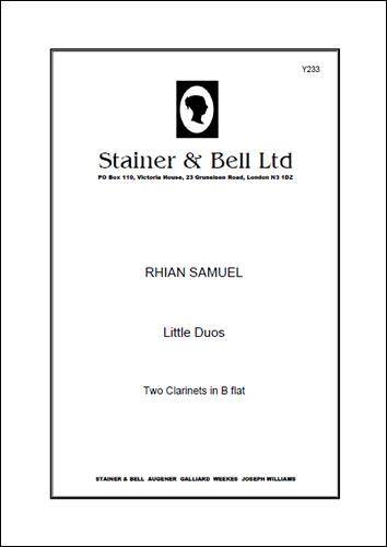 Little Duos. 2 Clarinets (2 Copies Supplied) (SAMUEL RHIAN)