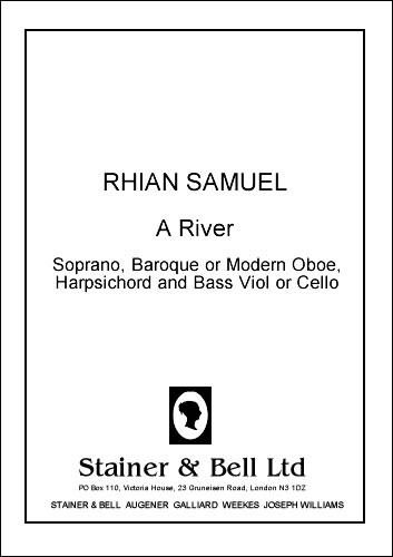 A River. Sop, Ob, Hpch, Bass Viol Or Cello (SAMUEL RHIAN)