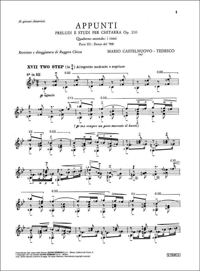 Mario Castelnuovo-Tedesco : Livres de partitions de musique