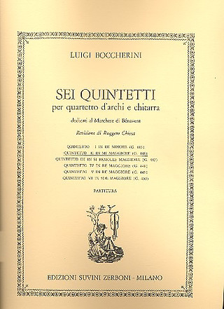 II - Quintette En Mi Majeur (BOCCHERINI LUIGI / CHIESA)