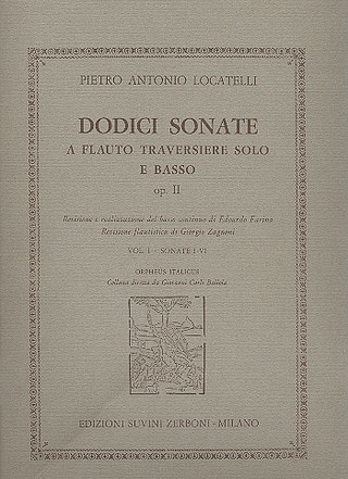 12 Sonate (1 A 6) (LOCATELLI PIETRO ANTONIO / ZAGNONI)
